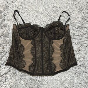 Urban Outfitters Out From Under Lace Corset Top